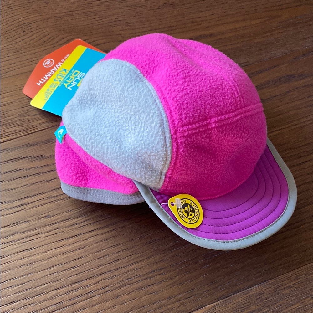 NWT Infant Reversible Fleece Cap